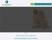 Tablet Screenshot of dap-devroente.be